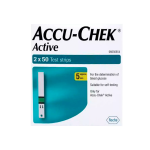 Accu-Chek Active Glucometer Test Strips Box Of 100 (50 X 2)