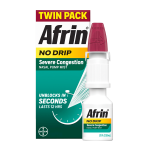 Afrin No Drip Severe Congestion Pump Mist Nasal Spray, 2-15 mL Bottles