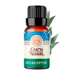 GuruNanda 100% Pure & Natural Eucalyptus Essential Oil for Aromatherapy & Diffuser - 15ml