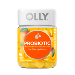 OLLY Probiotic Gummy, Immune & Digestive Health, Probiotic Supplement, Mango, 50 Ct