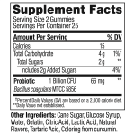 OLLY Probiotic Gummy, Immune & Digestive Health, Probiotic Supplement, Mango, 50 Ct - Görsel 2