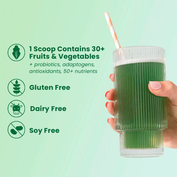 Bloom Nutrition Greens & Superfoods Powder, Mango, 25 Servings - Görsel 2