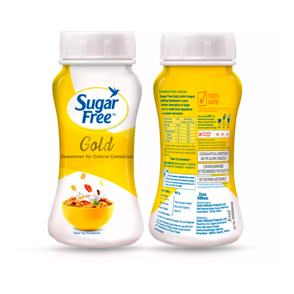 Sugar Free Gold Sweetener Powder Jar Of 100 G - Görsel 2