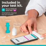 Ellume COVID Test Kit, At Home COVID-19 Home Test Kit, Rapid Antigen Self Test, Results in 15 minutes to your free mobile app, FDA Emergency Use Authorization, 1 Pack - Görsel 3