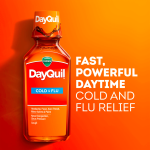 Vicks DayQuil Daytime Cold, Cough and Flu Liquid Medicine, 12 fl oz - Görsel 3