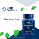 Life Extension Magnesium Caps, 500 mg - Essential Mineral Blend for Cardiovascular & Whole-Body Health - Gluten-Free, Non-GMO, Vegetarian - 100 Vegetarian Capsules - Görsel 4