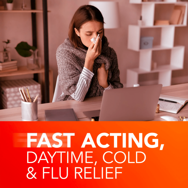Vicks DayQuil Daytime Cold, Cough and Flu Liquid Medicine, 12 fl oz - Görsel 4